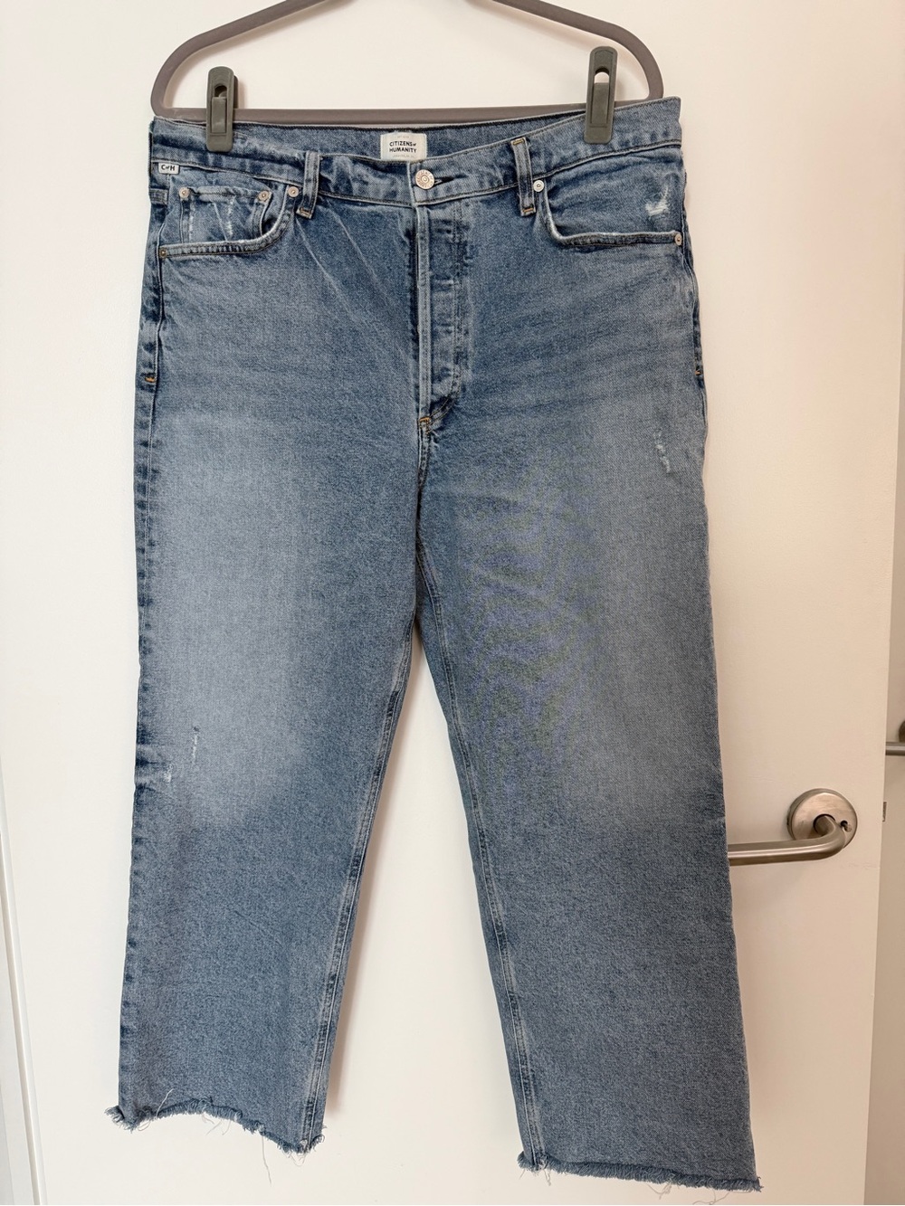 Citizens Of Humanity High Waist Florence Straight-Leg Ankle Jeans